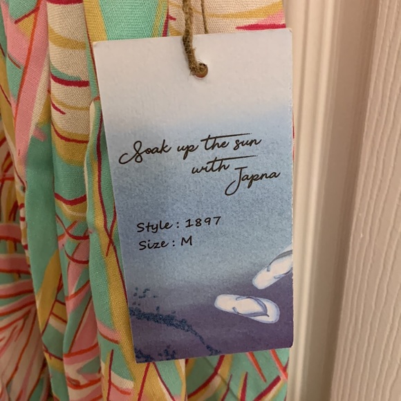 NWT Goa Summer Sun Dress Printed Coverup M - Picture 2 of 6